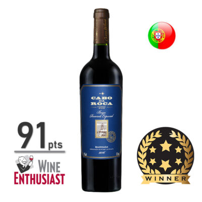 Vinho Cabo Da Roca Reserva Doc Bairrada Baga Tinto Portugues Ml