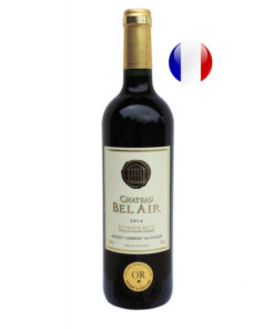 Vinho Bordeaux Chateau Bel Air Merlot Cabernet Sauvignon Frances 750ml