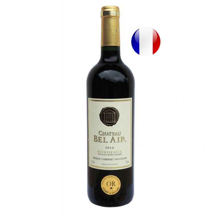 Vinho Bordeaux Chateau Bel Air Merlot Cabernet Sauvignon Frances 750ml –  WhatsWine – Vinhos Importados