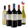 Kit 5 Vinhos Cosecha Tarapacá