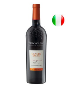 Vinho Grande Amore Rosso Di Puglia IGT Pirovano Italiano 750ml